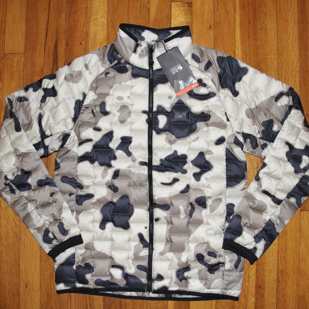 Mountain Hardwear Summiter Down Jacket Mens S Dunes Camo